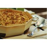 crumble, baked in a Octoron mold